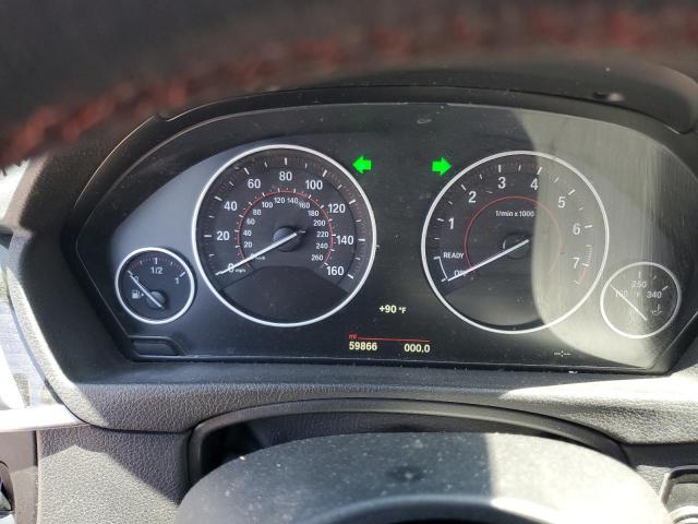 WBA8E1C31HA159323 - 2017 BMW 330E BLACK photo 9