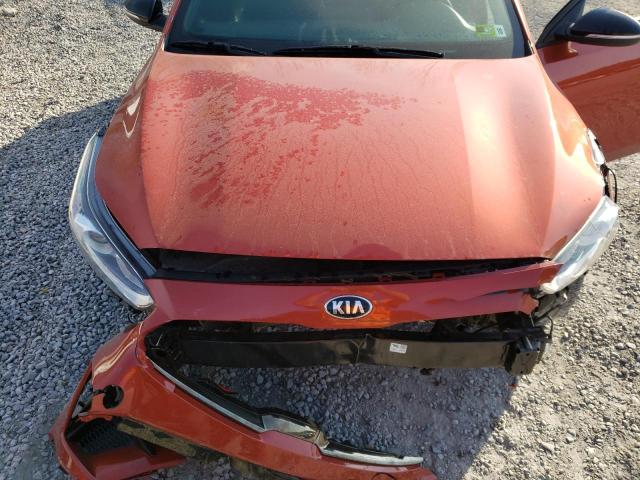 3KPF34AD7LE169941 - 2020 KIA FORTE GT LINE ORANGE photo 11