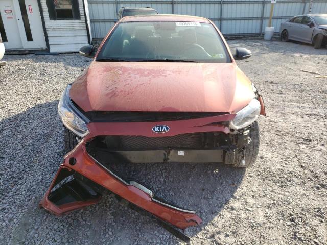 3KPF34AD7LE169941 - 2020 KIA FORTE GT LINE ORANGE photo 5