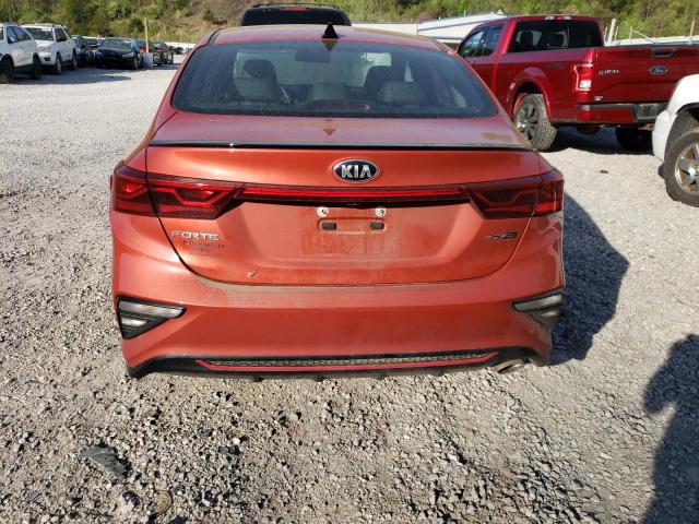 3KPF34AD7LE169941 - 2020 KIA FORTE GT LINE ORANGE photo 6