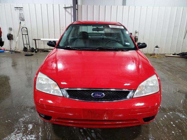 1FAFP34N57W297776 - 2007 FORD FOCUS ZX4 RED photo 5