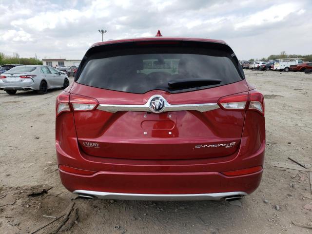 LRBFX3SX6KD113639 - 2019 BUICK ENVISION PREMIUM RED photo 6