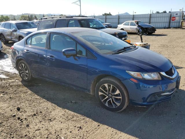 19XFB2F84EE275382 - 2014 HONDA CIVIC EX BLUE photo 4