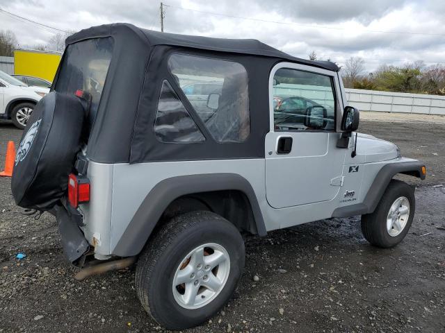 1J4FA39S36P725597 - 2006 JEEP WRANGLER X SILVER photo 3