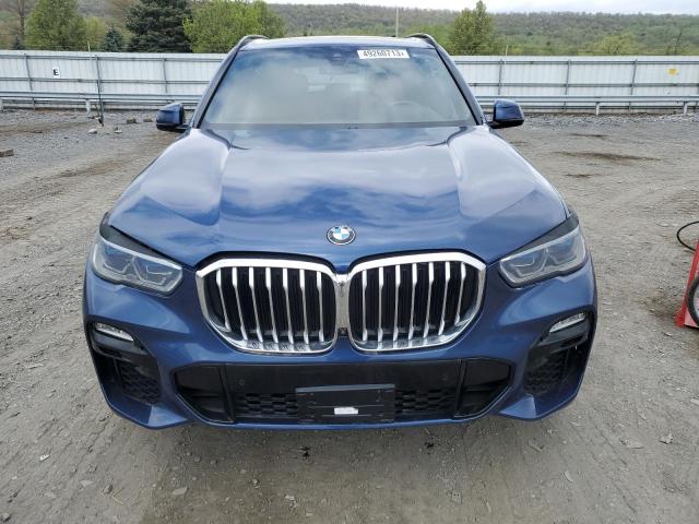5UXCR6C02M9E98349 - 2021 BMW X5 XDRIVE40I BLUE photo 5