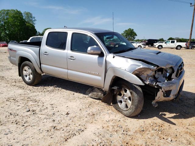 5TFJU4GN3FX083618 - 2015 TOYOTA TACOMA DOUBLE CAB PRERUNNER SILVER photo 4