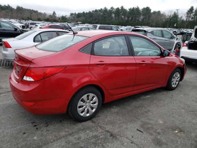 KMHCT4AE3FU894496 - 2015 HYUNDAI ACCENT GLS RED photo 3