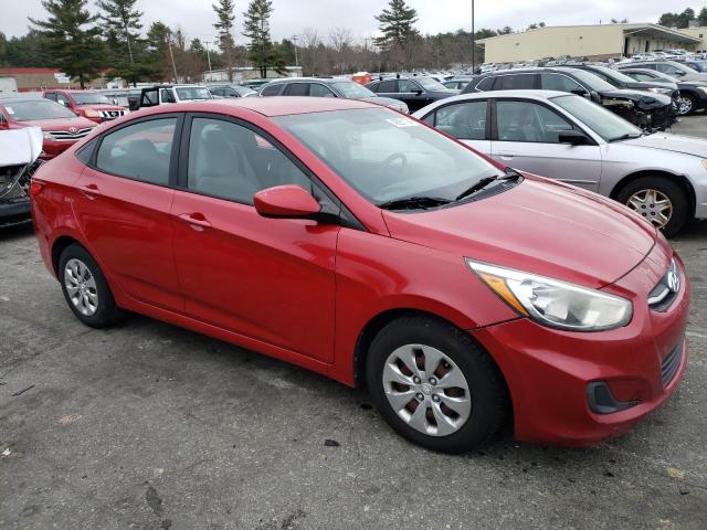 KMHCT4AE3FU894496 - 2015 HYUNDAI ACCENT GLS RED photo 4