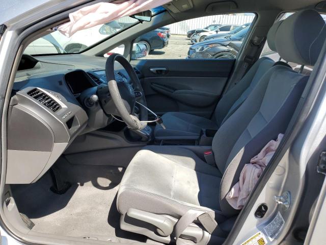 19XFA16599E044843 - 2009 HONDA CIVIC LX SILVER photo 7