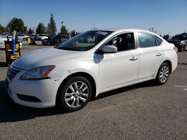 3N1AB7AP7DL798639 - 2013 NISSAN SENTRA S WHITE photo 1