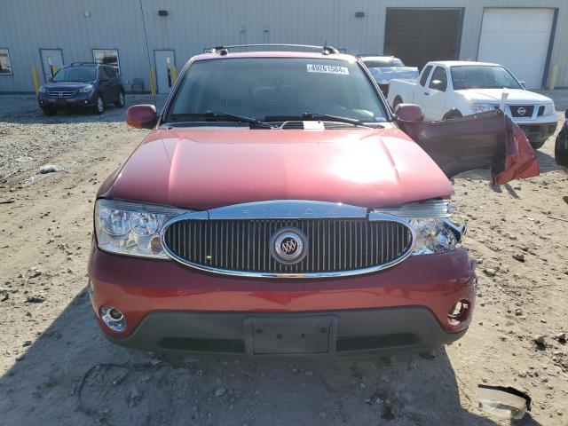 5GAET13M352161456 - 2005 BUICK RAINIER CXL RED photo 5