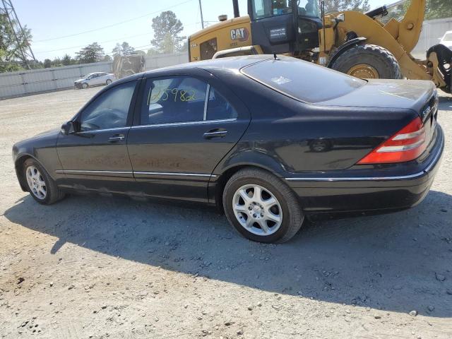 WDBNG75J1YA087388 - 2000 MERCEDES-BENZ S 500 BLACK photo 2