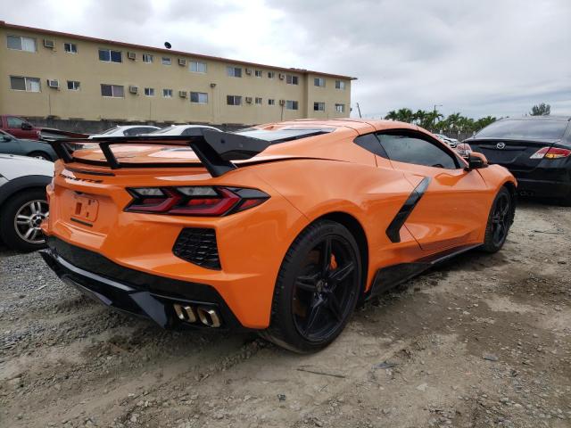 1G1YB2D43P5117390 - 2023 CHEVROLET CORVETTE STINGRAY 2LT ORANGE photo 3