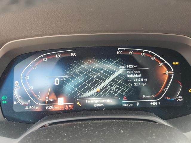 5UXCY6C02P9P83587 - 2023 BMW X6 XDRIVE40I WHITE photo 9