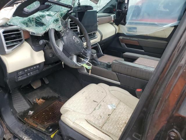 5TFMA5AB0NX004561 - 2022 TOYOTA TUNDRA CREWMAX PLATINUM ყავისფერი ფოტო 7