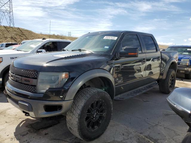 1FTFW1R63DFA38816 - 2013 FORD F150 SVT RAPTOR BLACK photo 1