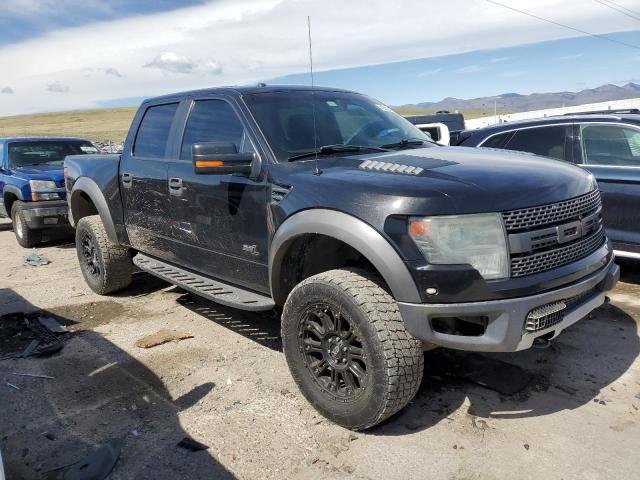 1FTFW1R63DFA38816 - 2013 FORD F150 SVT RAPTOR BLACK photo 4