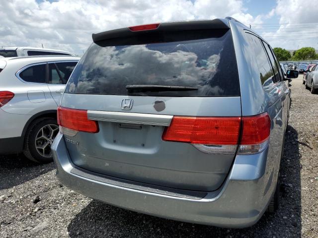 5FNRL3H60AB030000 - 2010 HONDA ODYSSEY EXL BLUE photo 6