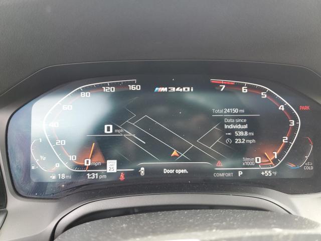 3MW5U9J07N8C32652 - 2022 BMW M340XI BLACK photo 9