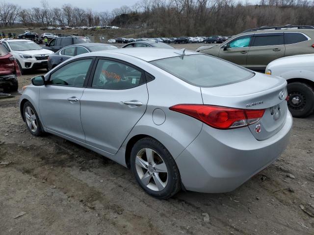 5NPDH4AE1DH288468 - 2013 HYUNDAI ELANTRA GLS SILVER photo 2