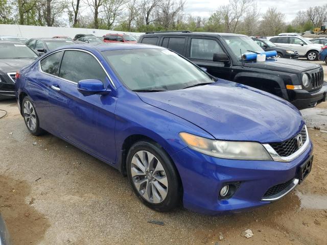 1HGCT1B83DA008740 - 2013 HONDA ACCORD EXL BLUE photo 4