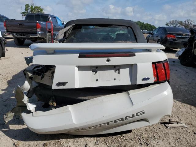 1FAFP45X42F199241 - 2002 FORD MUSTANG GT WHITE photo 6