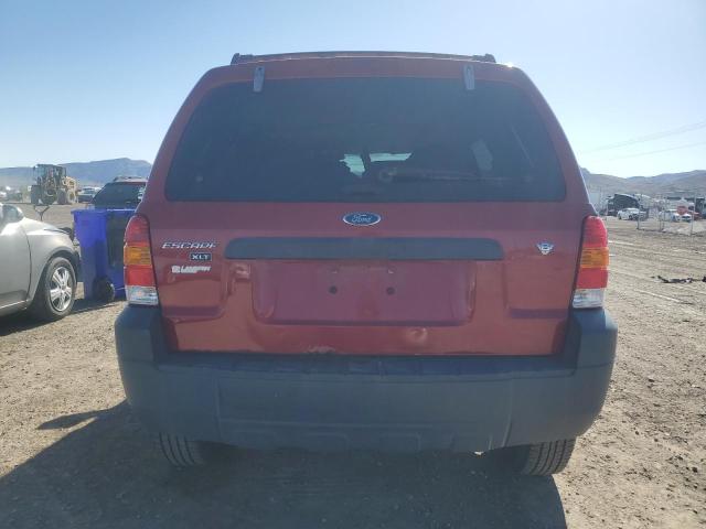 1FMYU03186KA09727 - 2006 FORD ESCAPE XLT RED photo 6