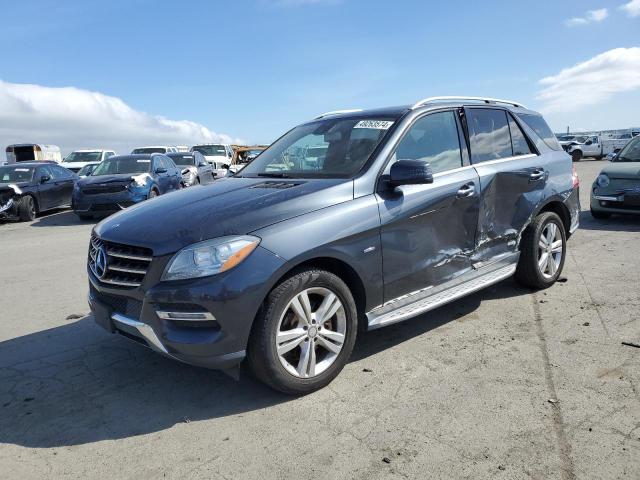 4JGDA5HB3CA074752 - 2012 MERCEDES-BENZ ML 350 4MATIC GRAY photo 1