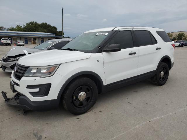 1FM5K8AR3KGB43882 - 2019 FORD EXPLORER POLICE INTERCEPTOR WHITE photo 1