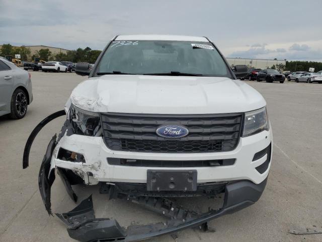 1FM5K8AR3KGB43882 - 2019 FORD EXPLORER POLICE INTERCEPTOR WHITE photo 5