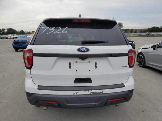 1FM5K8AR3KGB43882 - 2019 FORD EXPLORER POLICE INTERCEPTOR WHITE photo 6