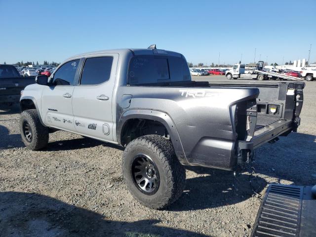 3TMCZ5AN4LM322748 - 2020 TOYOTA TACOMA DOUBLE CAB GRAY photo 2