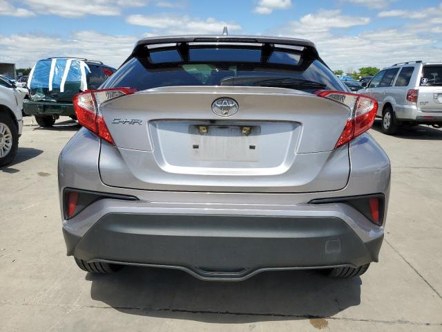 JTNKHMBX9K1053145 - 2019 TOYOTA C-HR XLE SILVER photo 6