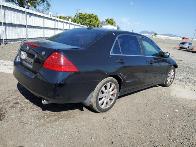 1HGCM66507A090800 - 2007 HONDA ACCORD EX BLACK photo 3