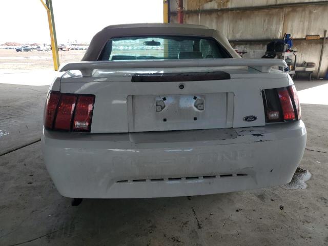 1FAFP44413F367801 - 2003 FORD MUSTANG WHITE photo 6