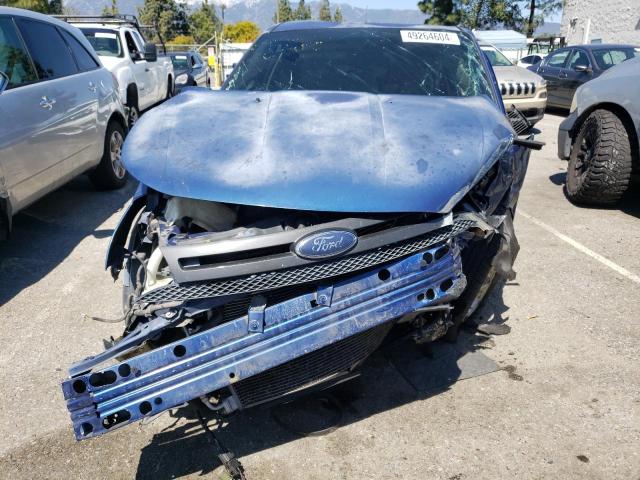 1FAHP32N29W201231 - 2009 FORD FOCUS SE BLUE photo 5