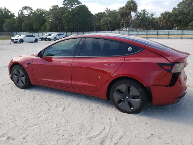 5YJ3E1EA1JF039902 - 2018 TESLA MODEL 3 MAROON photo 2