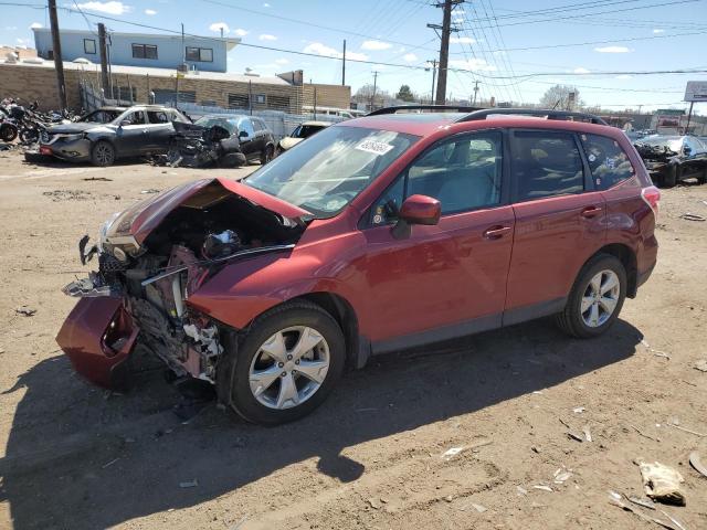 JF2SJADC6FH486910 - 2015 SUBARU FORESTER 2.5I PREMIUM BURGUNDY photo 1