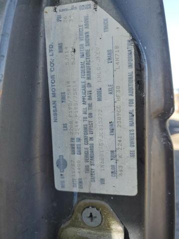 1N6ND16S9JC315272 - 1988 NISSAN D21 KING CAB GRAY photo 12