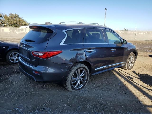 5N1CL0MN1EC523491 - 2014 INFINITI QX60 HYBRID GRAY photo 3