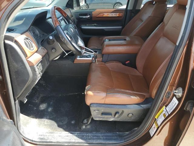 5TFGY5F10EX149303 - 2014 TOYOTA TUNDRA CREWMAX PLATINUM ყავისფერი ფოტო 7
