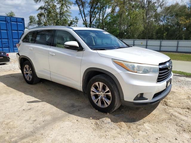 5TDJKRFH4FS140378 - 2015 TOYOTA HIGHLANDER XLE 白色 照片 4