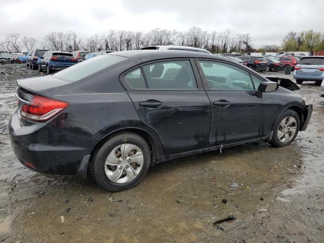 2HGFB2F58EH509955 - 2014 HONDA CIVIC LX BLACK photo 3