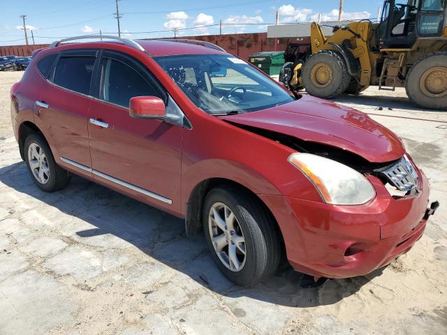 JN8AS5MTXBW189258 - 2011 NISSAN ROGUE S BURGUNDY photo 4