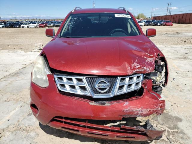 JN8AS5MTXBW189258 - 2011 NISSAN ROGUE S BURGUNDY photo 5