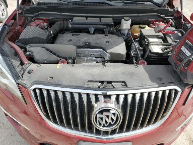 LRBFX1SA1JD006321 - 2018 BUICK ENVISION ESSENCE Бордовий фото 12