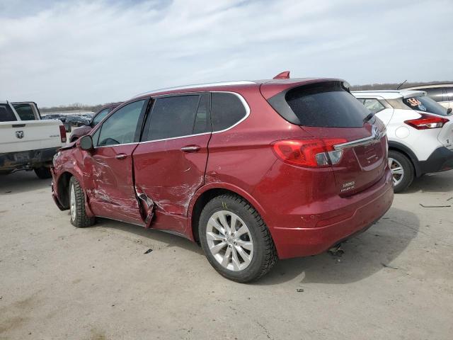 LRBFX1SA1JD006321 - 2018 BUICK ENVISION ESSENCE Бордовий фото 2