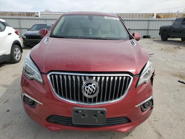 LRBFX1SA1JD006321 - 2018 BUICK ENVISION ESSENCE Бордовий фото 5