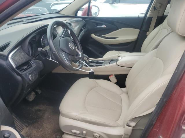 LRBFX1SA1JD006321 - 2018 BUICK ENVISION ESSENCE Бордовий фото 7