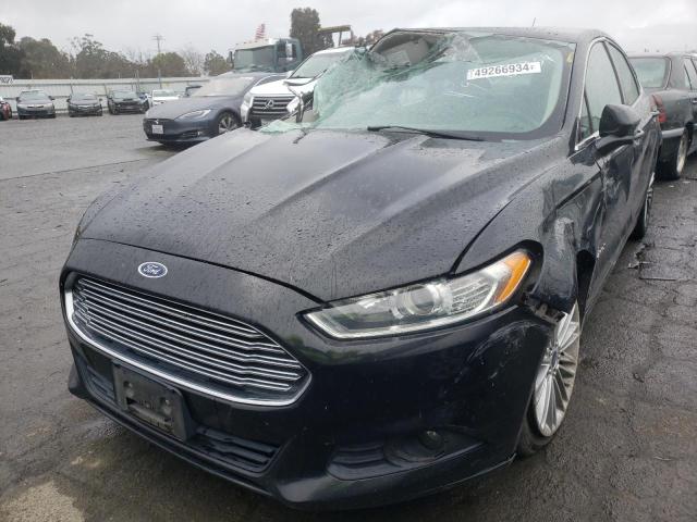 3FA6P0LU6ER158148 - 2014 FORD FUSION SE HYBRID BLACK photo 1